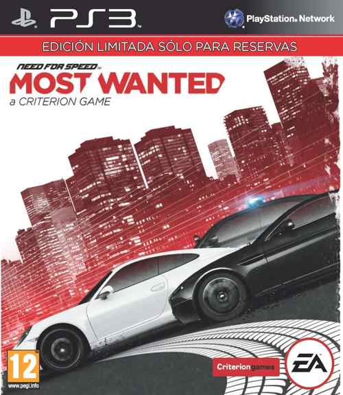 Need For Speed Most Wanted Edicion Limitada Ps3